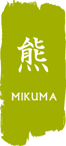 Logo mikuma paysagiste, pépinière, débroussaillage et élagage