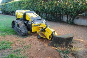 Rogneuse de souche pour rognage de souche